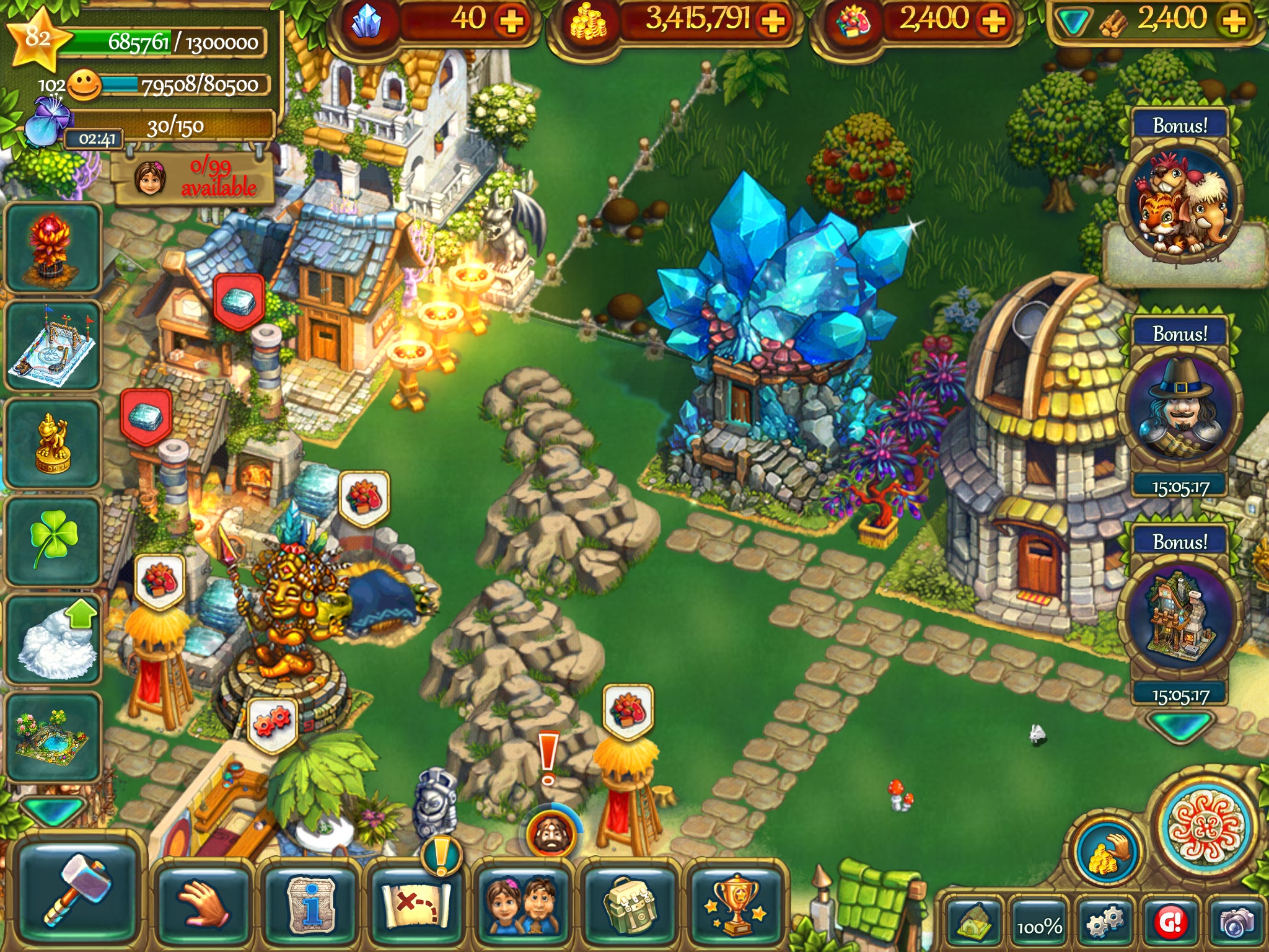 helping friends in competitions tribez game